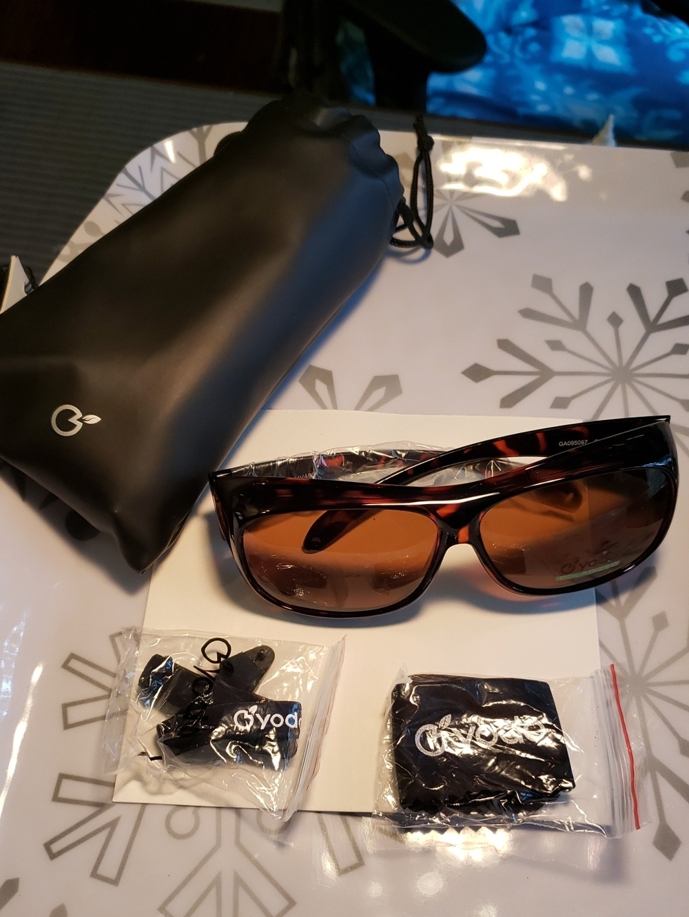 Polarized Men's/womens Sunglasses in Tortoiseshell Yoda